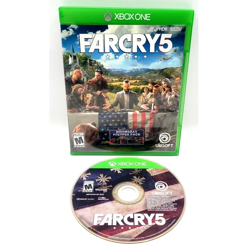 Far Cry 5 - Microsoft Xbox One CIB COMPLETE IN BOX